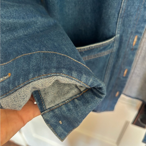 Blue Denim Button-Up Jacket - Picture 5 of 6